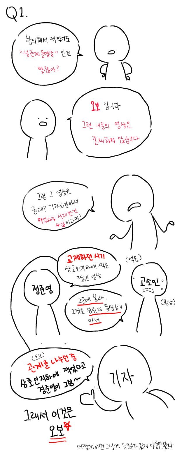 정준영이 무혐의인건 알겠는데 찝찝한 부분이 있다는 분들을 위한 만화 | 인스티즈