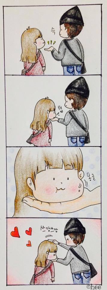 여자친구가 하면 귀여운 스킨쉽 | 인스티즈