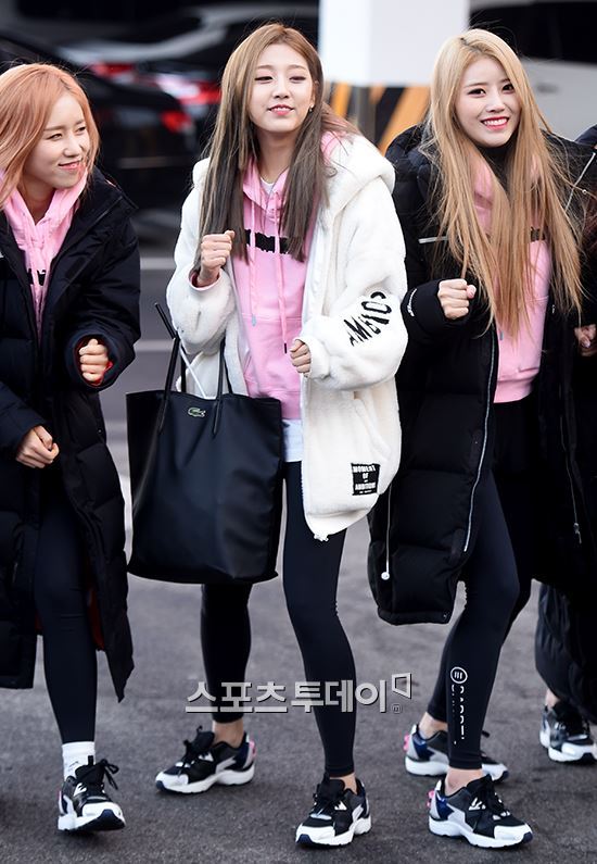 러블리즈 아육대 출근길.jpg | 인스티즈