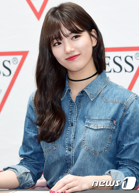오늘자 게스 팬사인회 수지 | 인스티즈