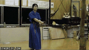 귀여운 검도소녀.gif | 인스티즈