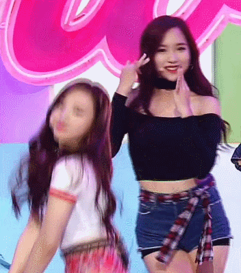 모두가 지효, 나연, 정연, 모모, 사나, 지효, 채영, 다현, 쯔위 할때 저는 미나 | 인스티즈