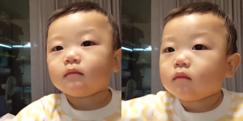 [이시안] 오늘자 윙크하는 대박이.jpgif | 인스티즈