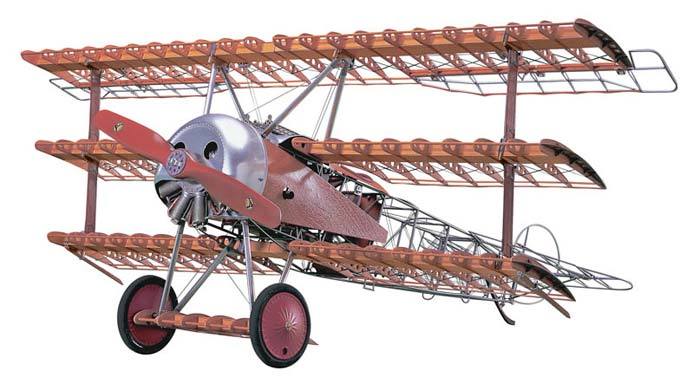 ZX Series (Museum model )18 Fokker DR.1 (DR-1) Triplane #50023 [1