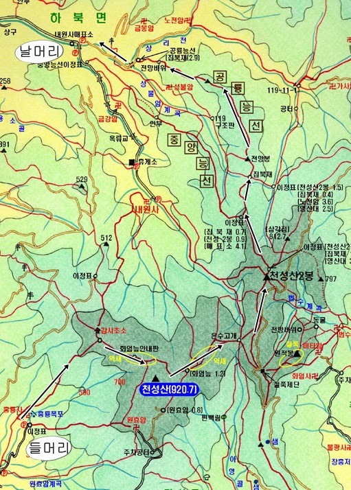320 능선 이미지