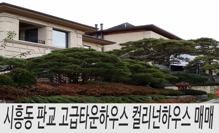 대한민국 타운하우스 동네들중에 가장비싼 주택단지 | 인스티즈