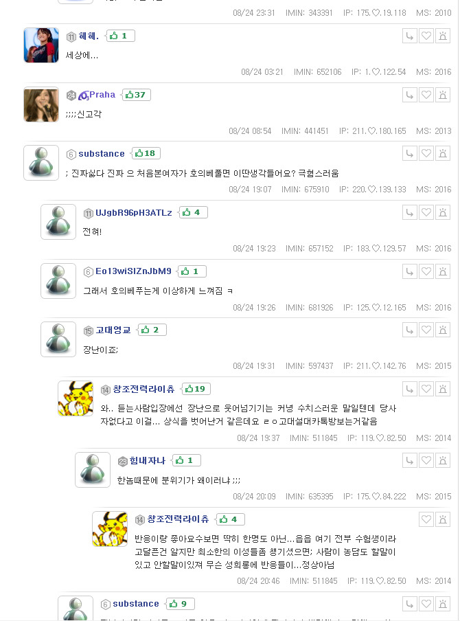 호의를 베푼 여성을 대하는 남초 댓글 | 인스티즈