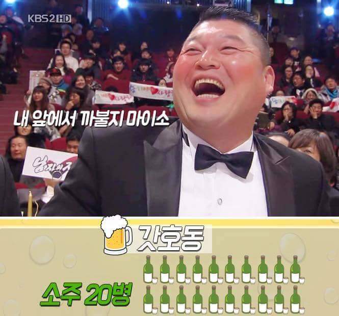 남자 연예인들의 주량 | 인스티즈