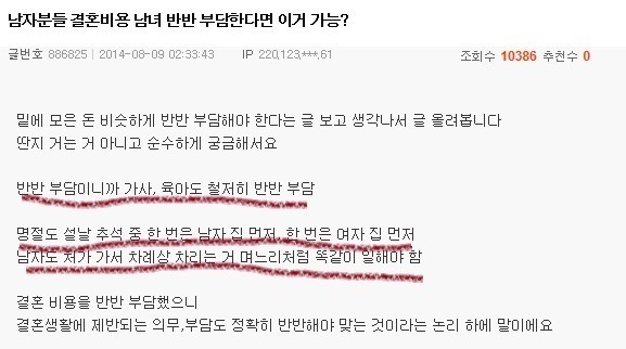 결혼비용 반반으로 하려면 이것도 고쳐야죠?.JPG | 인스티즈