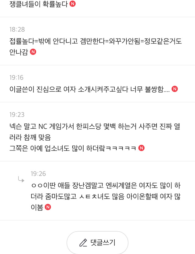 온라인게임에서 일부 남자유저들이 여성유저들 대하는 태도; | 인스티즈