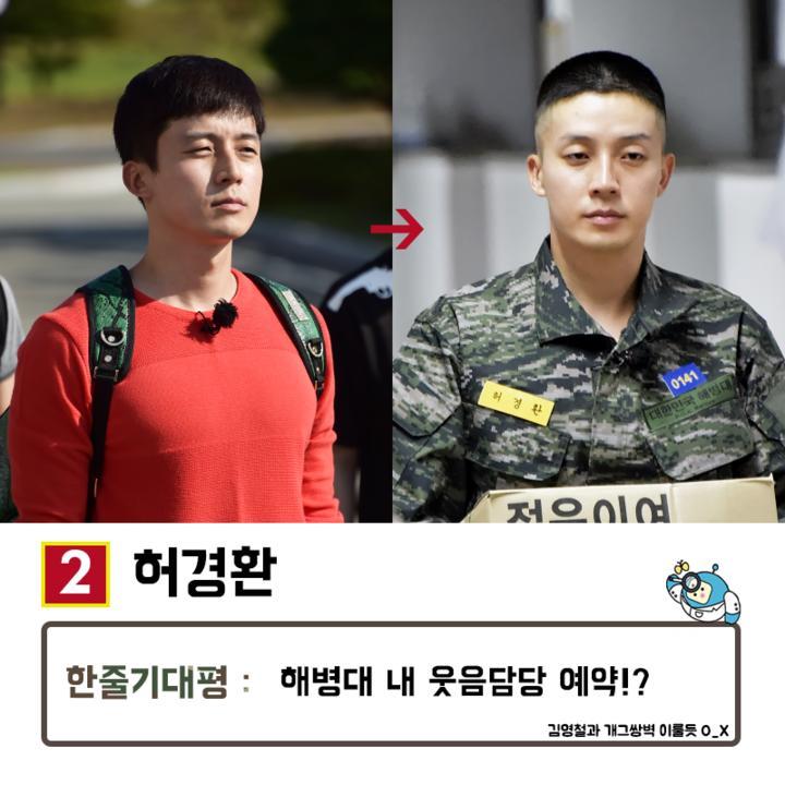 진짜사나이2 해병대식 삭발 전후 | 인스티즈