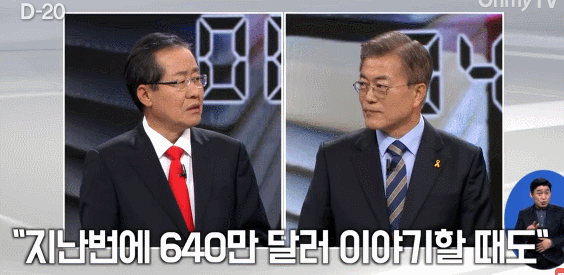 문재인 대통령이 토론에서 순간 열받았던 부분.gif | 인스티즈