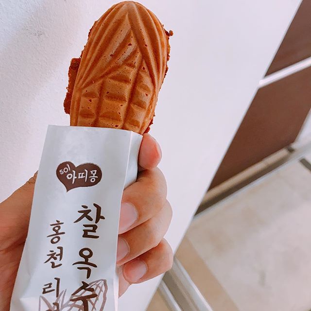 홍천찰옥수수빵 이미지