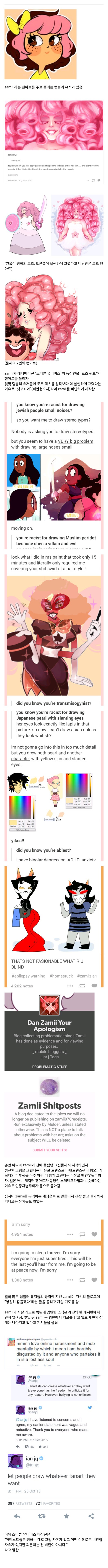 텀블러 해외 팬아터 자살기도 사건.jpg | 인스티즈