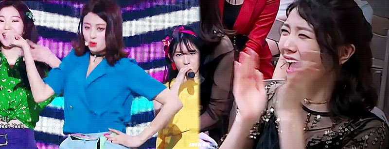 프로듀스48 기린쨩 허윤진.gif | 인스티즈
