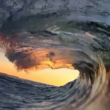 물속에서 본 파도.gif | 인스티즈