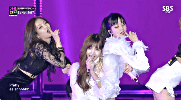 블랙핑크 가요대전 무대.gif | 인스티즈