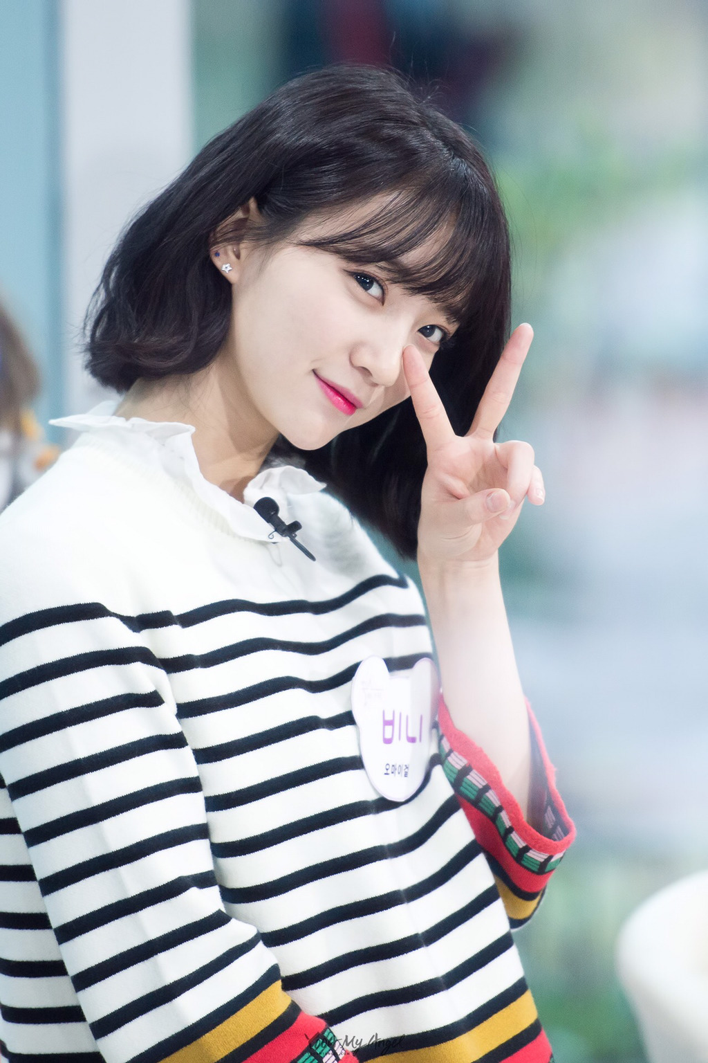 [오마이걸] 선선한 바람이 불어와서 비니 | 인스티즈