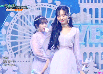 [움짤데이터주의] 오늘자 뮤직뱅크 러블리즈.gif | 인스티즈