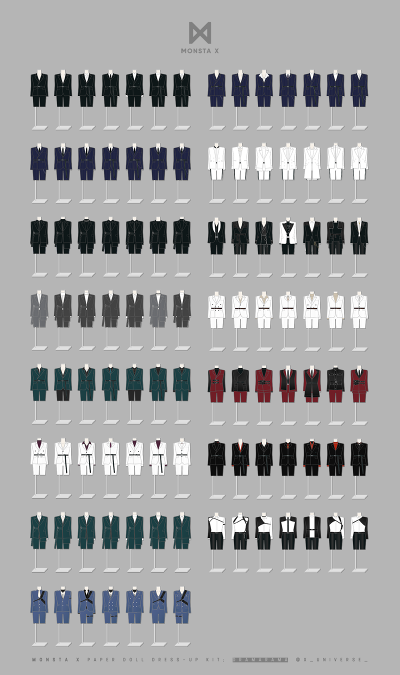 아이돌 의상의 도식화.jpg | 인스티즈