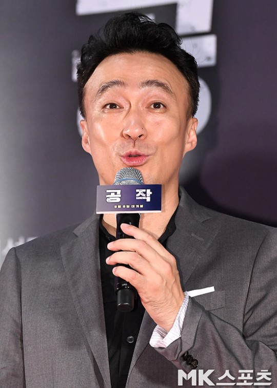 공작 쇼케이스에서 황정민 조진웅 이성민 주지훈.jpg | 인스티즈