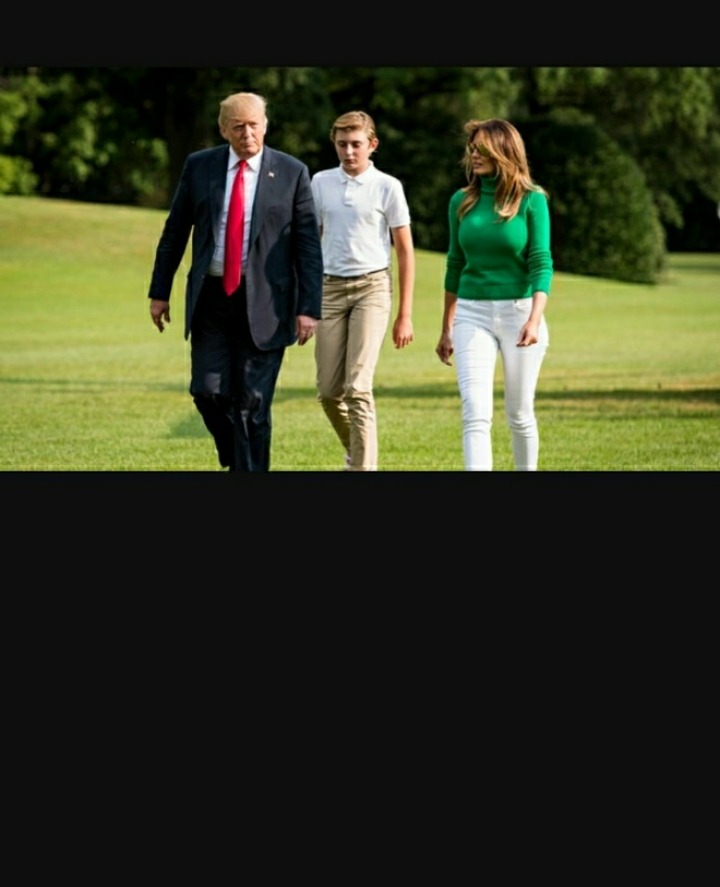 13살 (초6) 인데 키 180넘는 트람프 막내아들 | 인스티즈