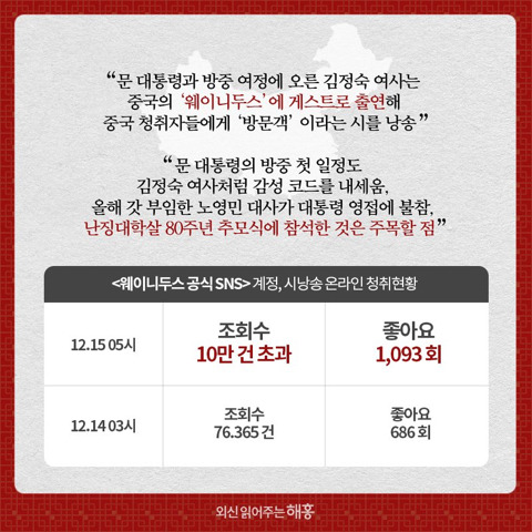 문재인 대통령 중국 현지 언론 반응 ㅎㄷㄷ | 인스티즈